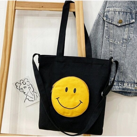 Smile eco bag daily bag Black OS - Picture 4 of 5